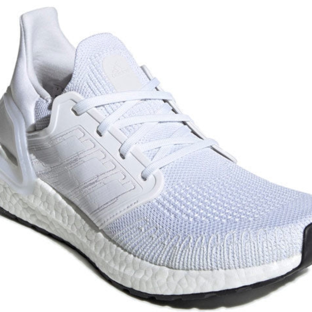 NIB 🤍 Women's Adidas UltraBoost 20 Primeblue Size 6.5 Triple White🤍 EG0713